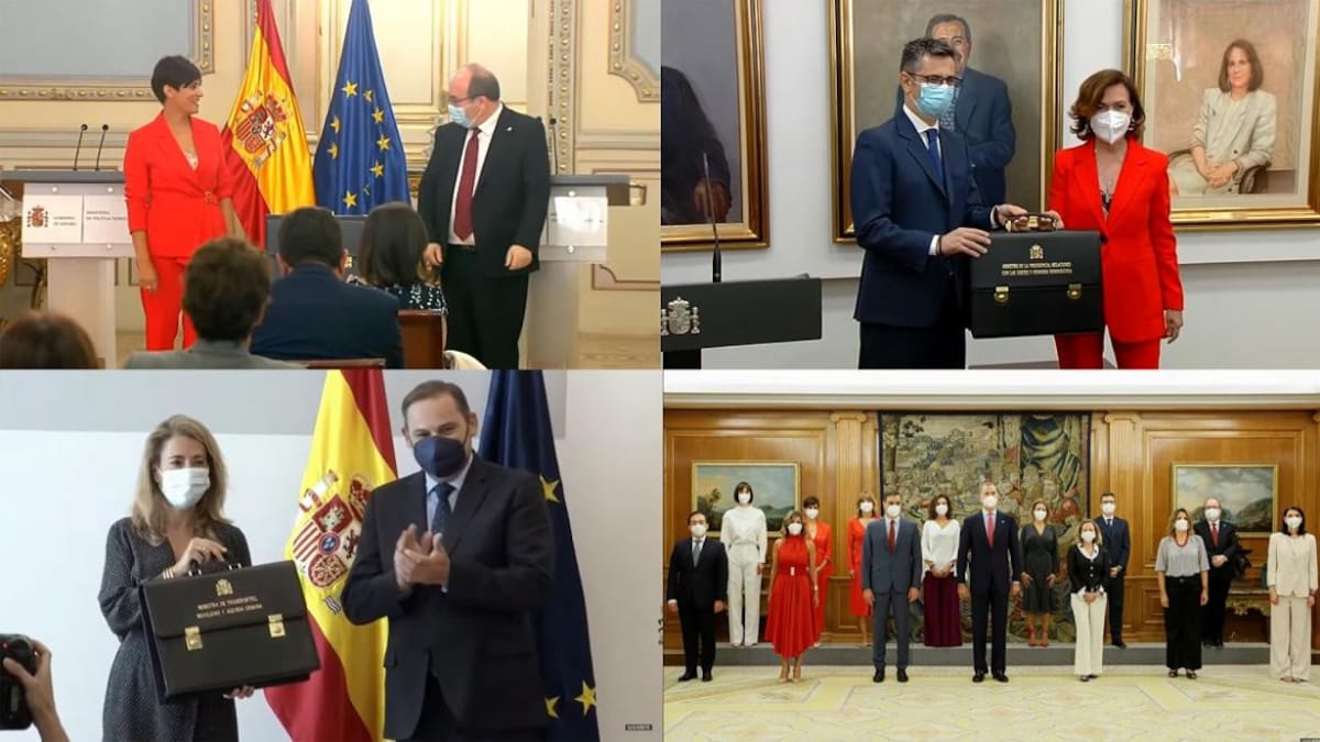 Portada: Cambios en el gabinete de ministros de España